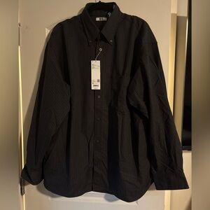 Uniqlo U Oversized Twill Checked Button-down Shirt XLarge Men's unisex